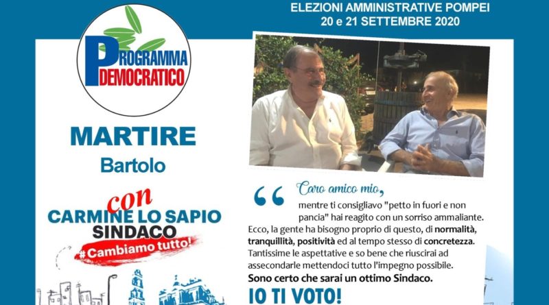 Martire: “La parola chiave della nostra amministrazione dovrà essere partecipazione”.